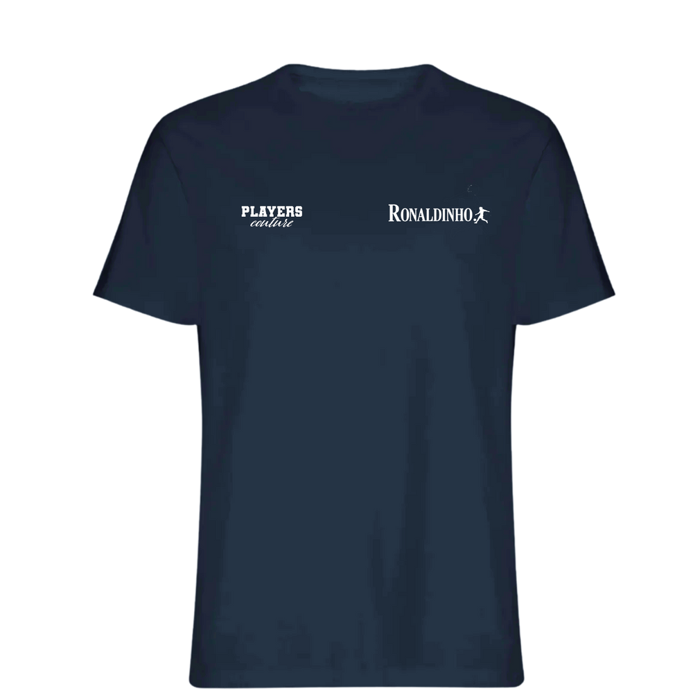 Ronaldinho Logo Players Couture Mens T-Shirt Navy