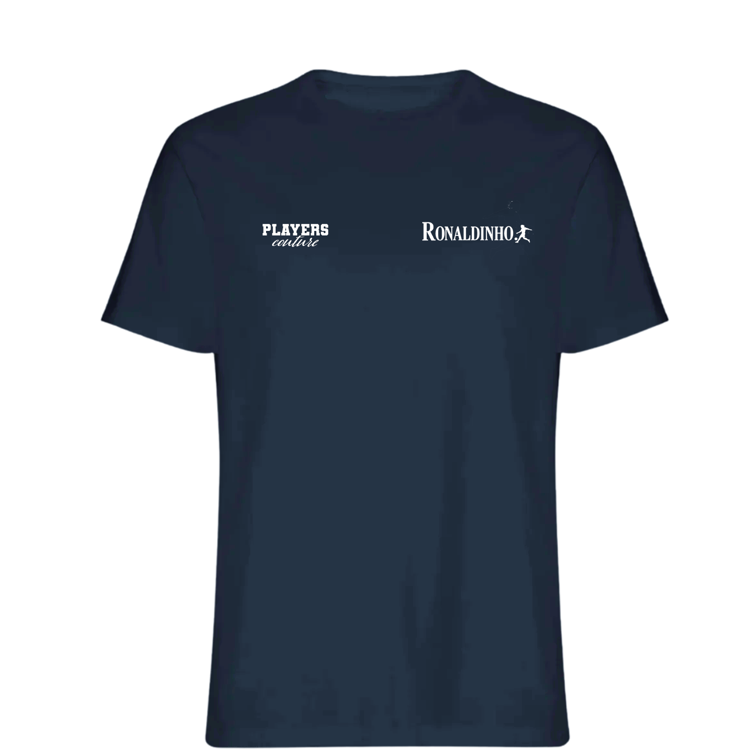 Ronaldinho Logo Players Couture Mens T-Shirt Navy