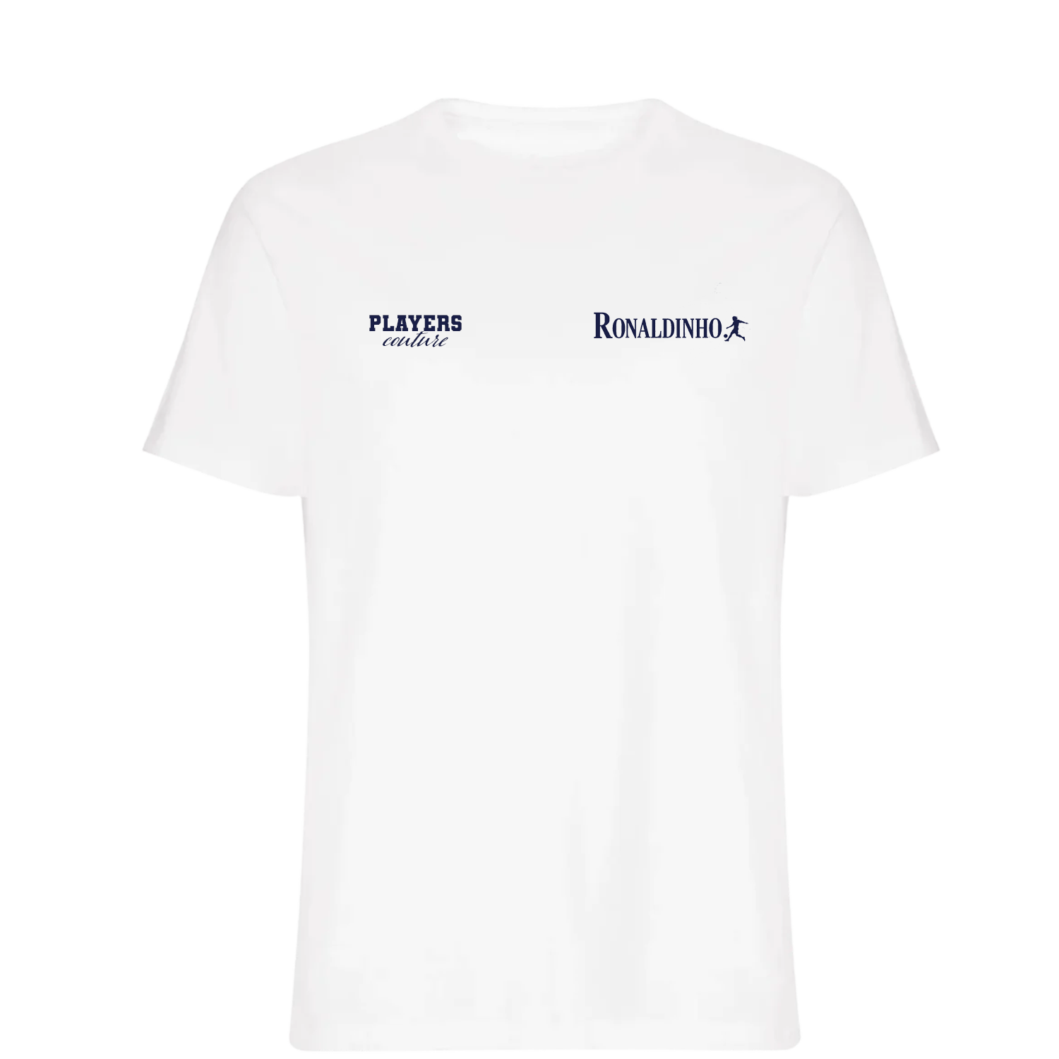 Ronaldinho Logo Players Couture Mens T-Shirt White