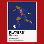 Ronaldinho PSG Icon Frame — Red