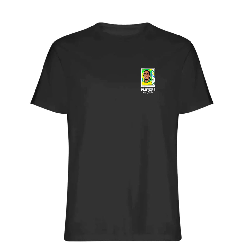 Ronaldinho World Cup t-shirt – black men's t-shirt featuring the Ronaldinho World Cup Players Couture logo