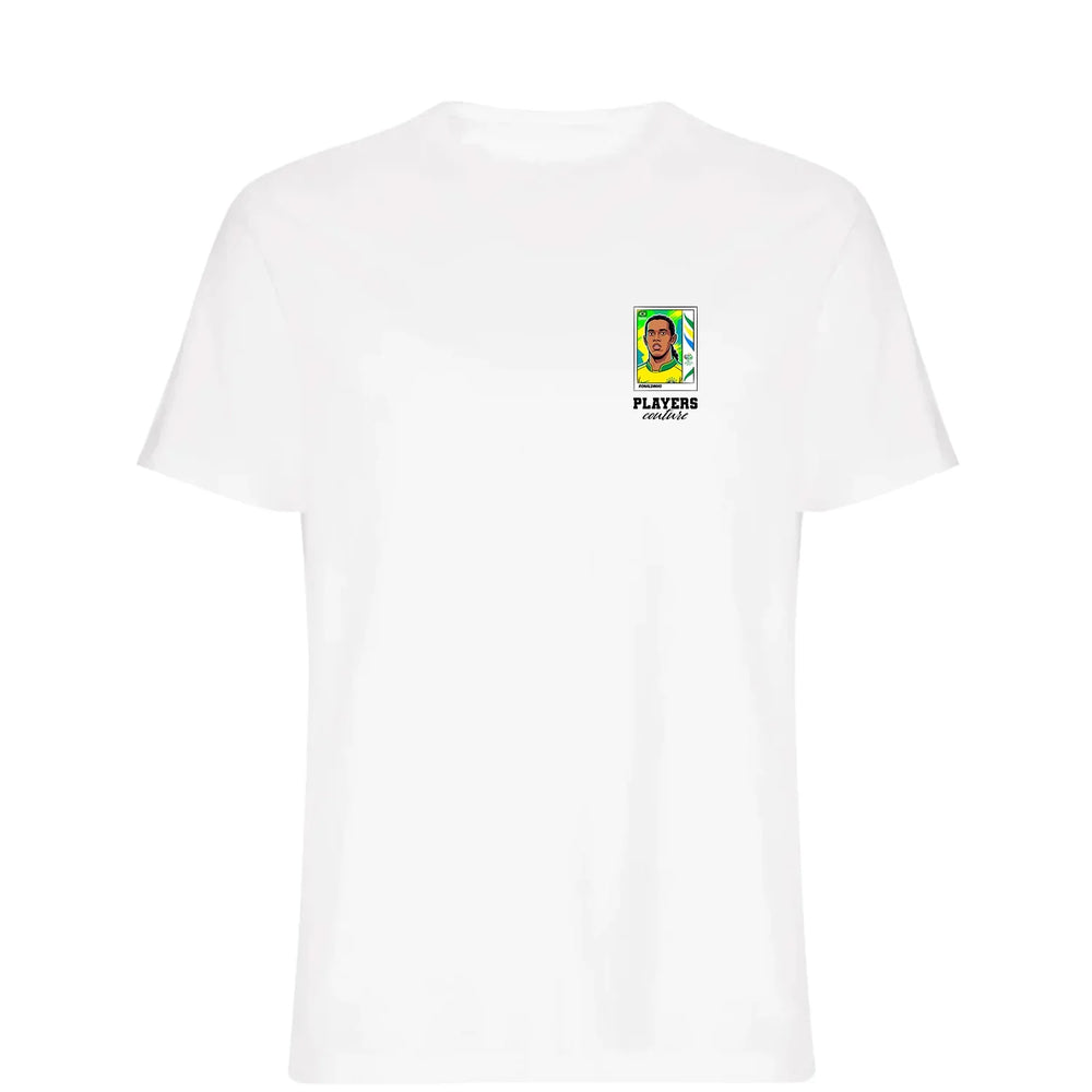 Ronaldinho World Cup t-shirt – white men's t-shirt featuring the Ronaldinho World Cup Players Couture logo
