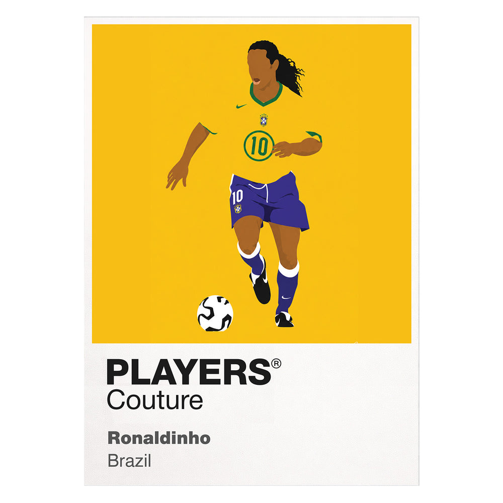 Ronaldinho Players Couture Frame White