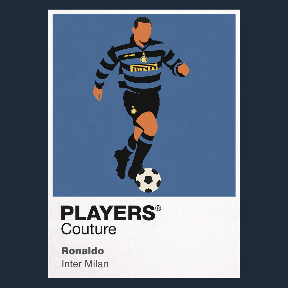 Ronaldo Nazário 2 Inter Milan Icon Frame Men's Hoodie