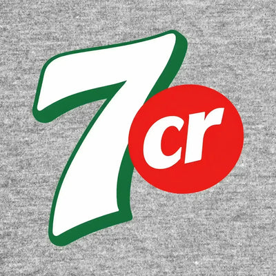Ronaldo 7 CR Logo Men's Hoodie – grey close-up detail shot of the Ronaldo Players Couture logo design
