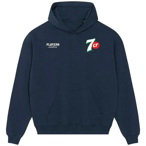 Ronaldo 7 CR hoodie – navy men's hoodie featuring the Ronaldo 7 CR Players Couture logo