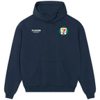 Ronaldo 7 hoodie – navy men's hoodie featuring the Ronaldo 7 Players Couture logo