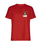 Ronaldo 99 Football t-shirt – red men's t-shirt featuring the Ronaldo 99 Football Players Couture logo