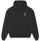 Ronaldo Header hoodie – black men's hoodie featuring the Ronaldo Header Players Couture logo