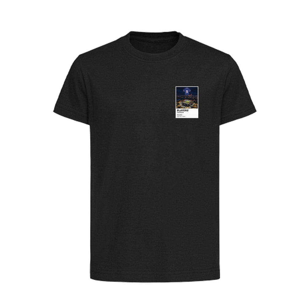 Ronaldo Inter Milan Icons in Lights Frame Kids T-Shirt in Black