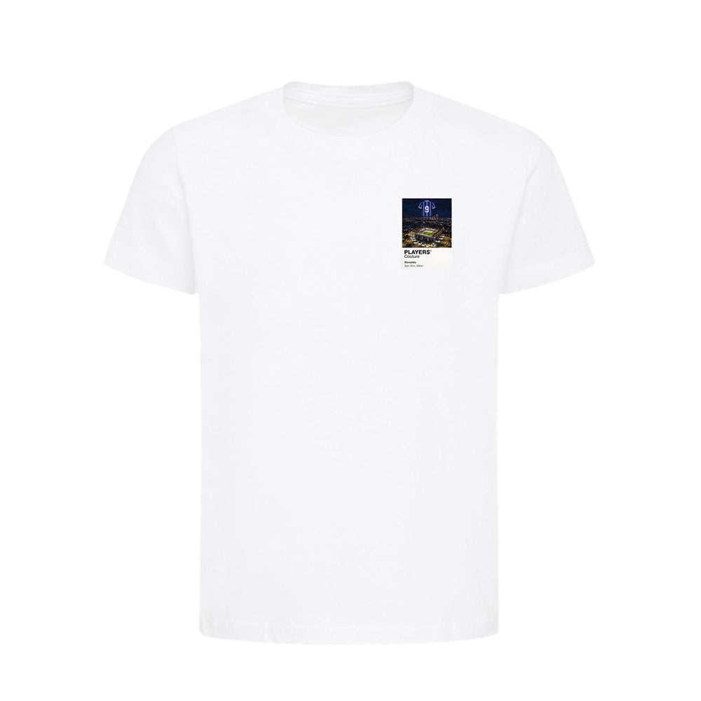 Ronaldo Inter Milan Icons in Lights Frame Kids T-Shirt in White