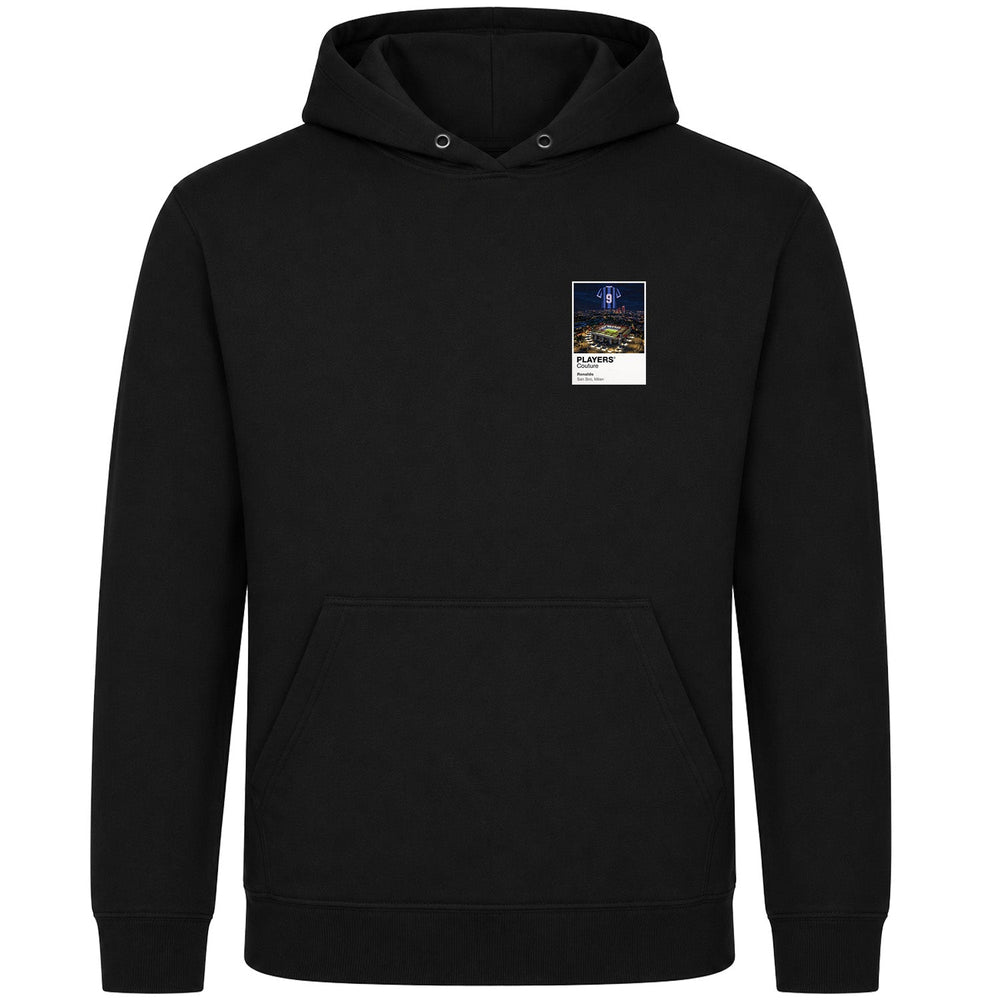 Ronaldo Inter Milan Icons in Lights Frame Men's Hoodie in Black
