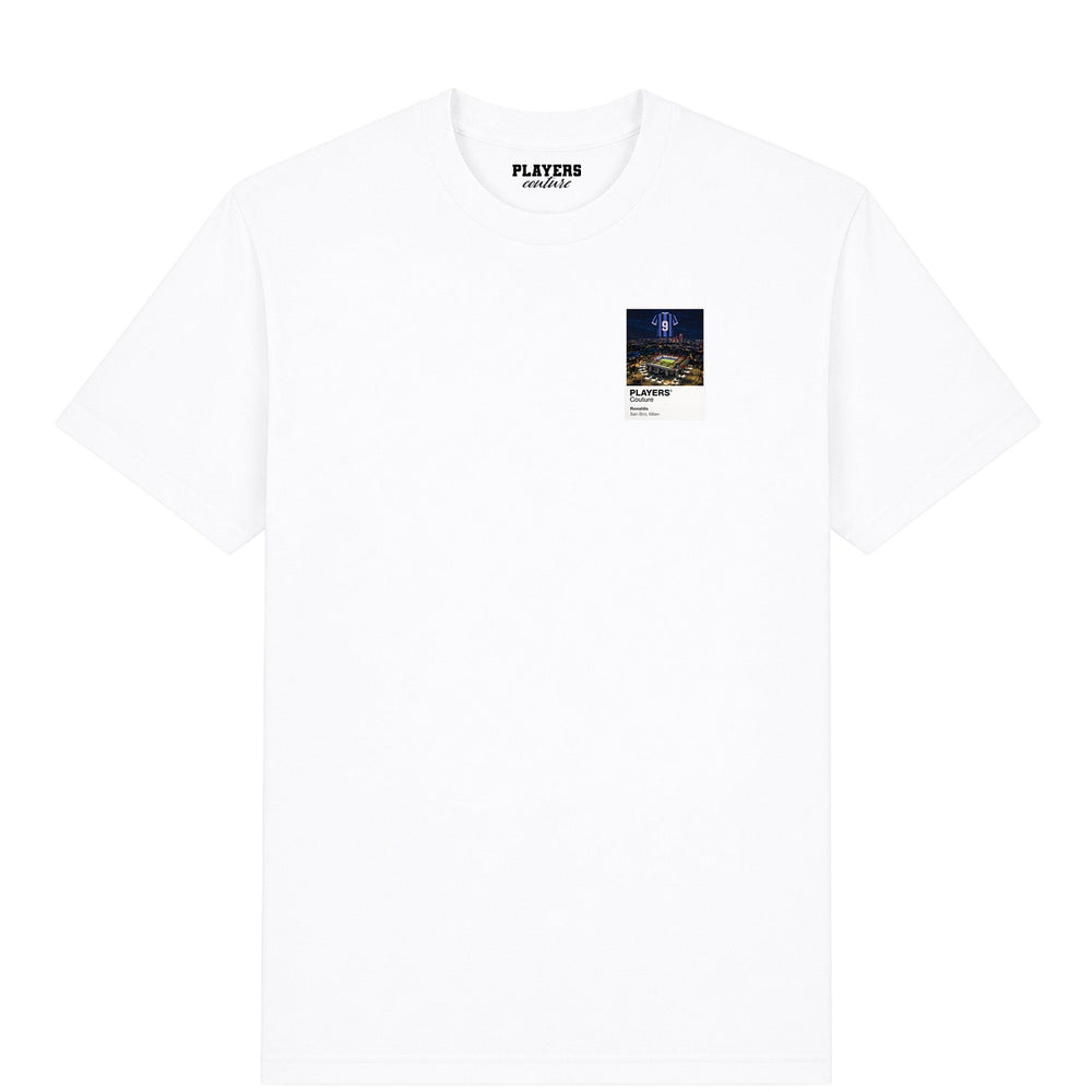 Ronaldo Inter Milan Icons in Lights Frame Men's T-Shirt in White