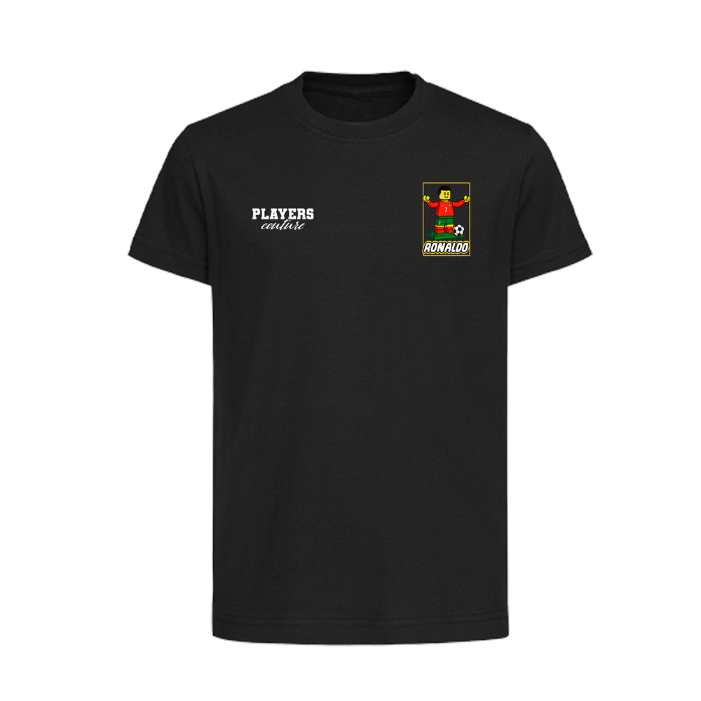Cristiano Ronaldo Toy Logo Players Couture Kids T-Shirt Black
