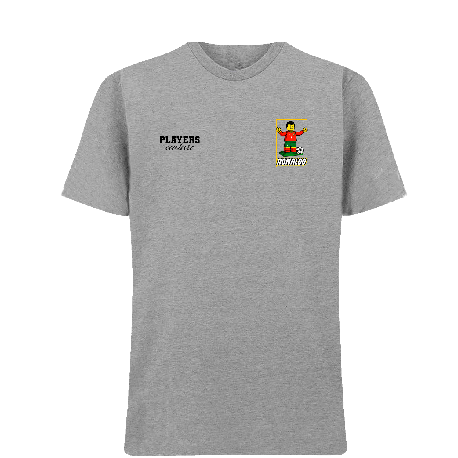 Ronaldo Toy Logo Players Couture Mens T-Shirt Black