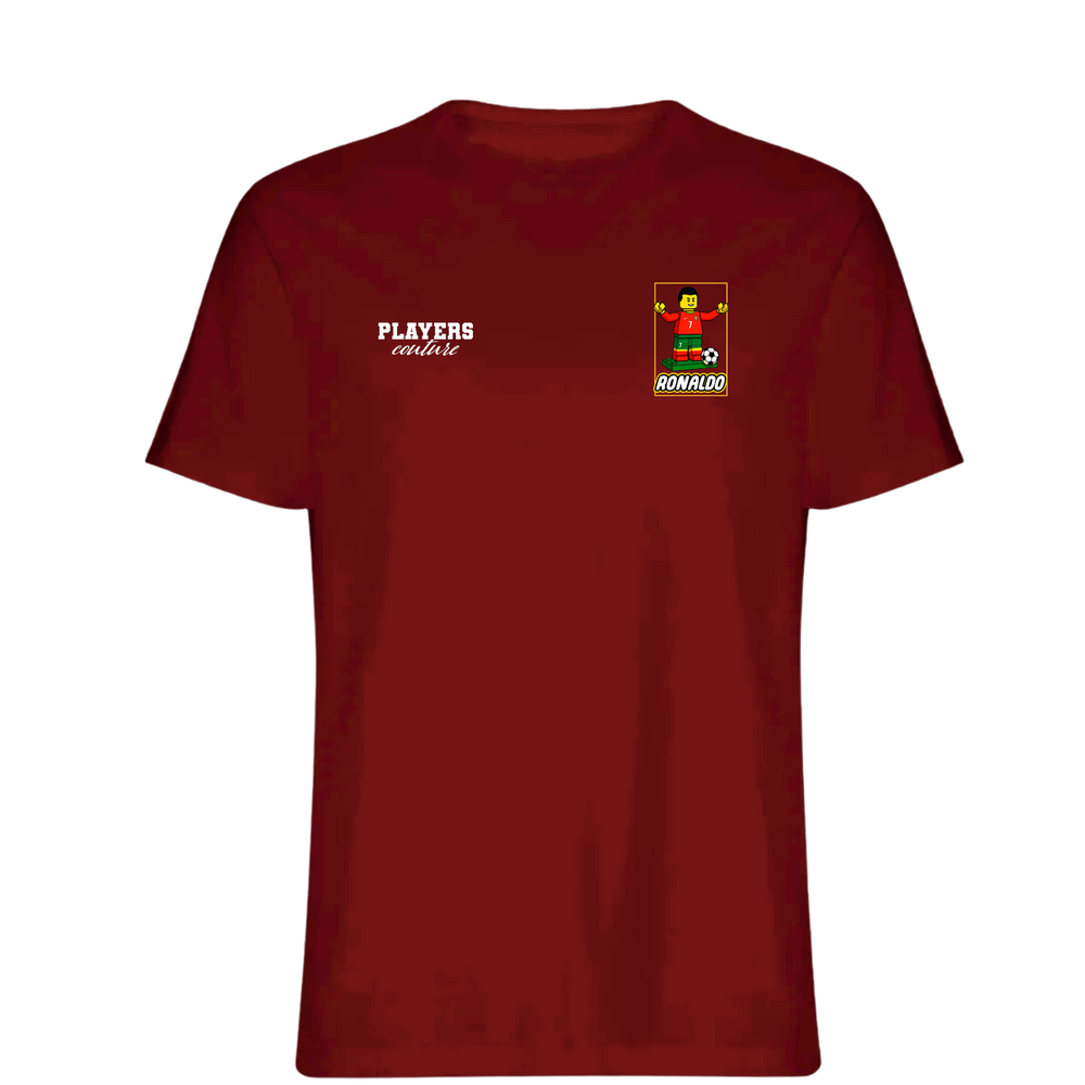 Ronaldo Toy Logo Players Couture Mens T-Shirt Red