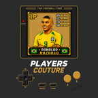 Ronaldo Nazario 1P 8-Bit t-shirt retro gaming design by Players Couture