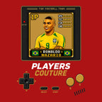 Ronaldo Nazario 1P 8-Bit t-shirt retro gaming design by Players Couture