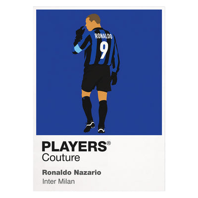 Ronaldo Nazario Inter Milan Icon Frame — White