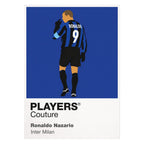 Ronaldo Nazario Inter Milan Icon Frame — White