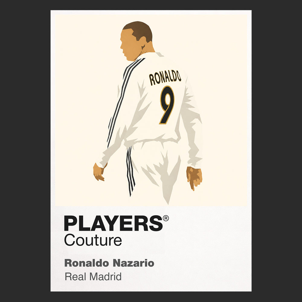 Ronaldo Nazario Real Madrid Icon Frame — Black