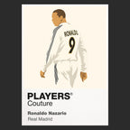 Ronaldo Nazario Real Madrid Icon Frame — Black