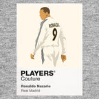 Ronaldo Nazario Real Madrid Icon Frame — Gray
