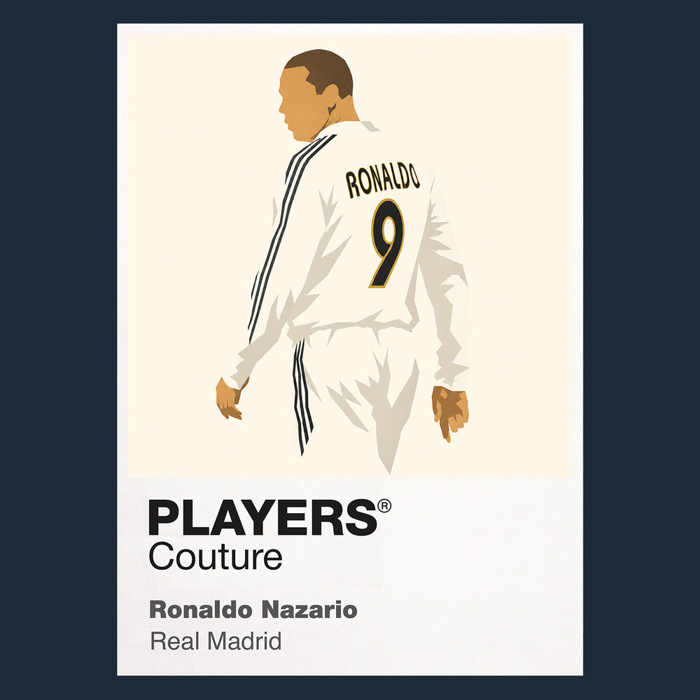 Ronaldo Nazario Real Madrid Icon Frame — Navy