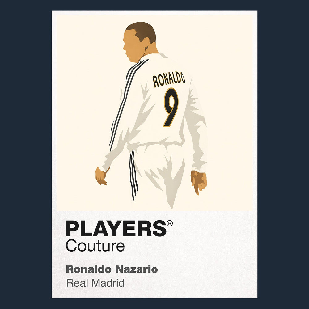 Ronaldo Nazario Real Madrid Icon Frame — Navy