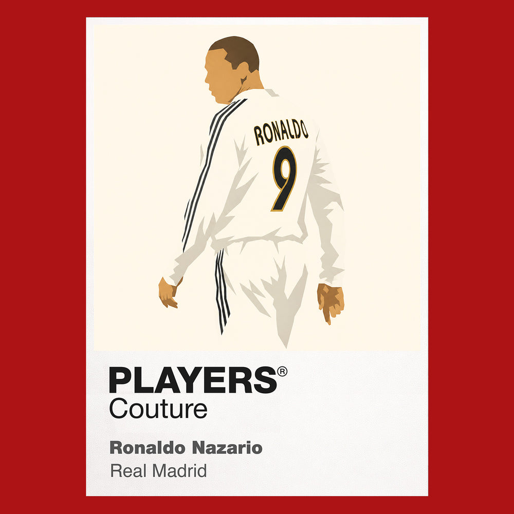 Ronaldo Nazario Real Madrid Icon Frame — Red