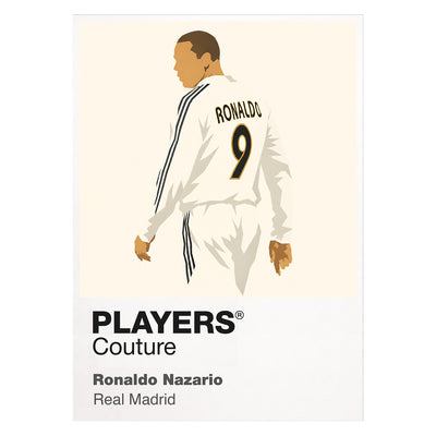 Ronaldo Nazario Real Madrid Icon Frame — White