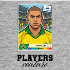 Ronaldo Nazario World Cup Sticker Kids Hoodie – ronaldo r9 98 grey Players Couture design