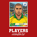 Ronaldo Nazario World Cup Sticker Kids T-Shirt – ronaldo r9 98 red Players Couture design