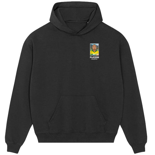 Ronaldo Nazario World Cup Sticker Men's Hoodie – ronaldo r9 98 sticker mens black hoodie Players Couture design