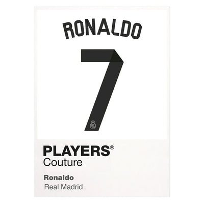 Ronaldo 7 Real Madrid Football Shirt Frame - Icon Design