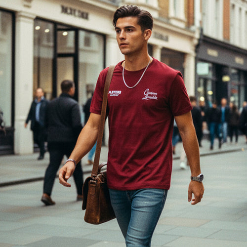 Cristiano Ronaldo Logo Players Couture Mens T-Shirt