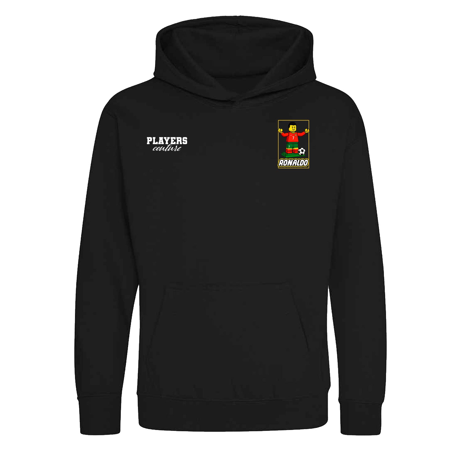 Ronaldo Toy Logo Players Couture Kids Hoodie Black