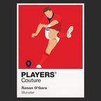 Ronan O'Gara Munster Rugby Union Icon Frame Men's T-Shirt – image 9