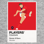 Ronan O'Gara Munster Rugby Union Icon Frame Men's Hoodie – image 6