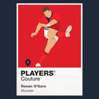 Ronan O'Gara Munster Rugby Union Icon Frame Men's Hoodie – image 1