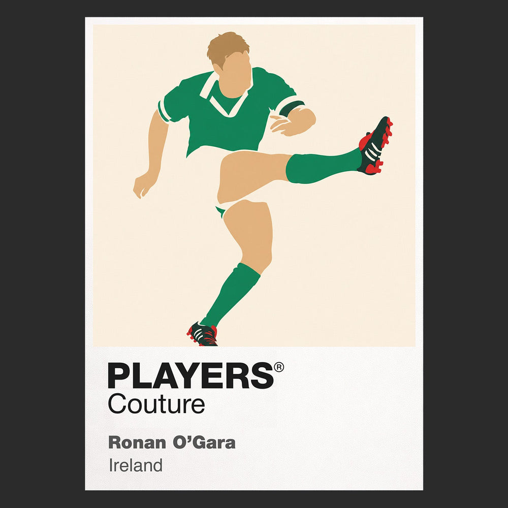 Ronan O'Gara Rugby Union Icon Frame Men's Hoodie – image 9