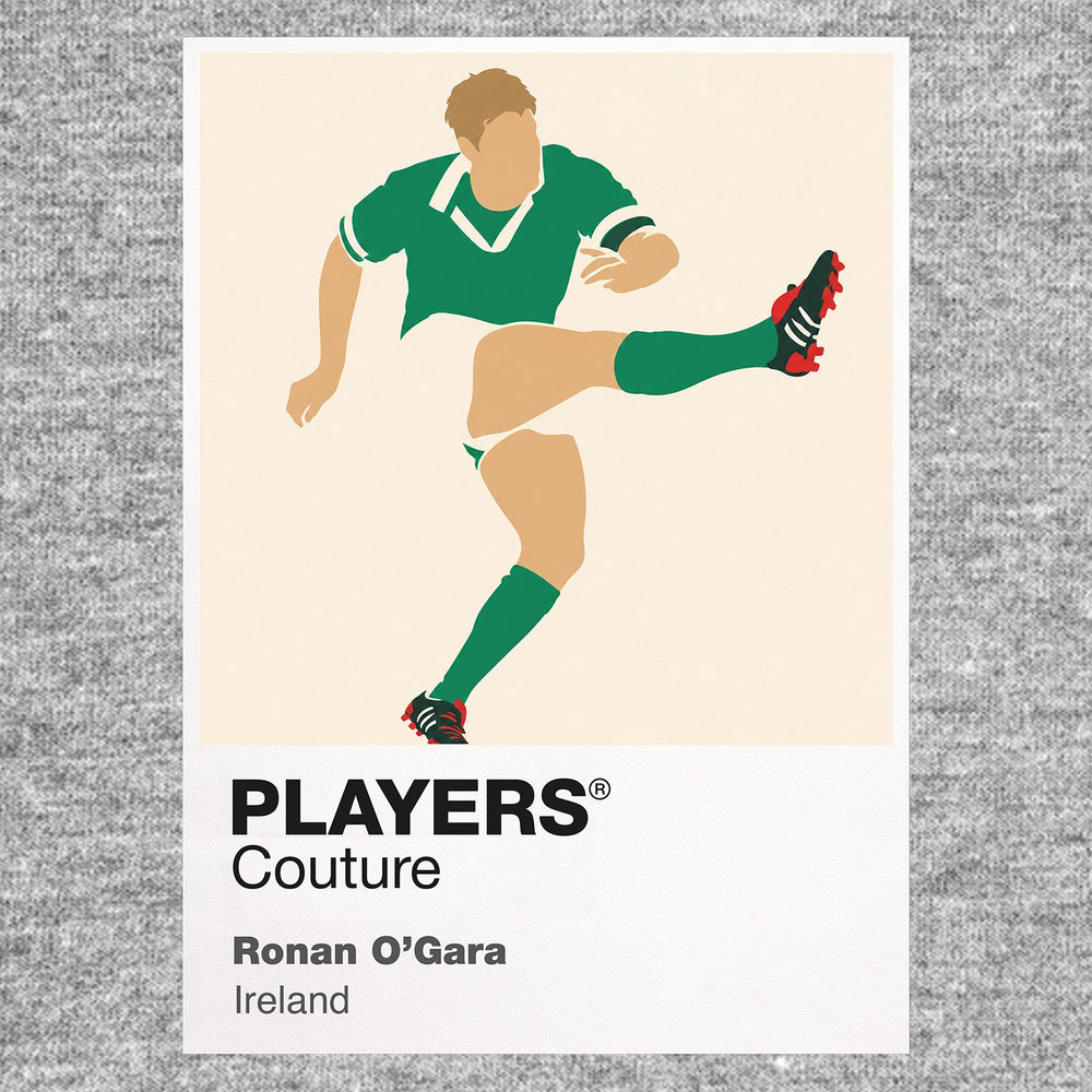Ronan O'Gara Rugby Union Icon Frame Men's Hoodie – image 6