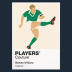 Ronan O'Gara Rugby Union Icon Frame Men's T-Shirt – image 8