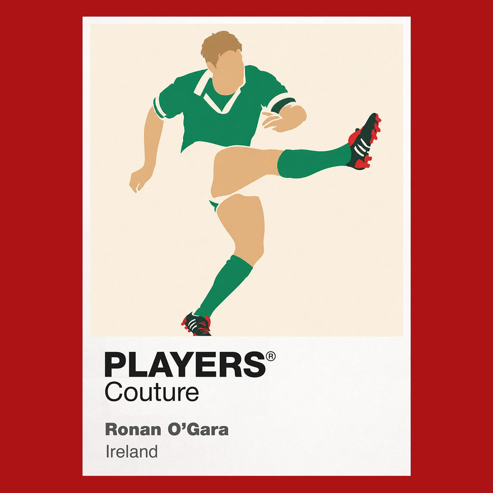 Ronan O'Gara Rugby Union Icon Frame Men's T-Shirt – image 10