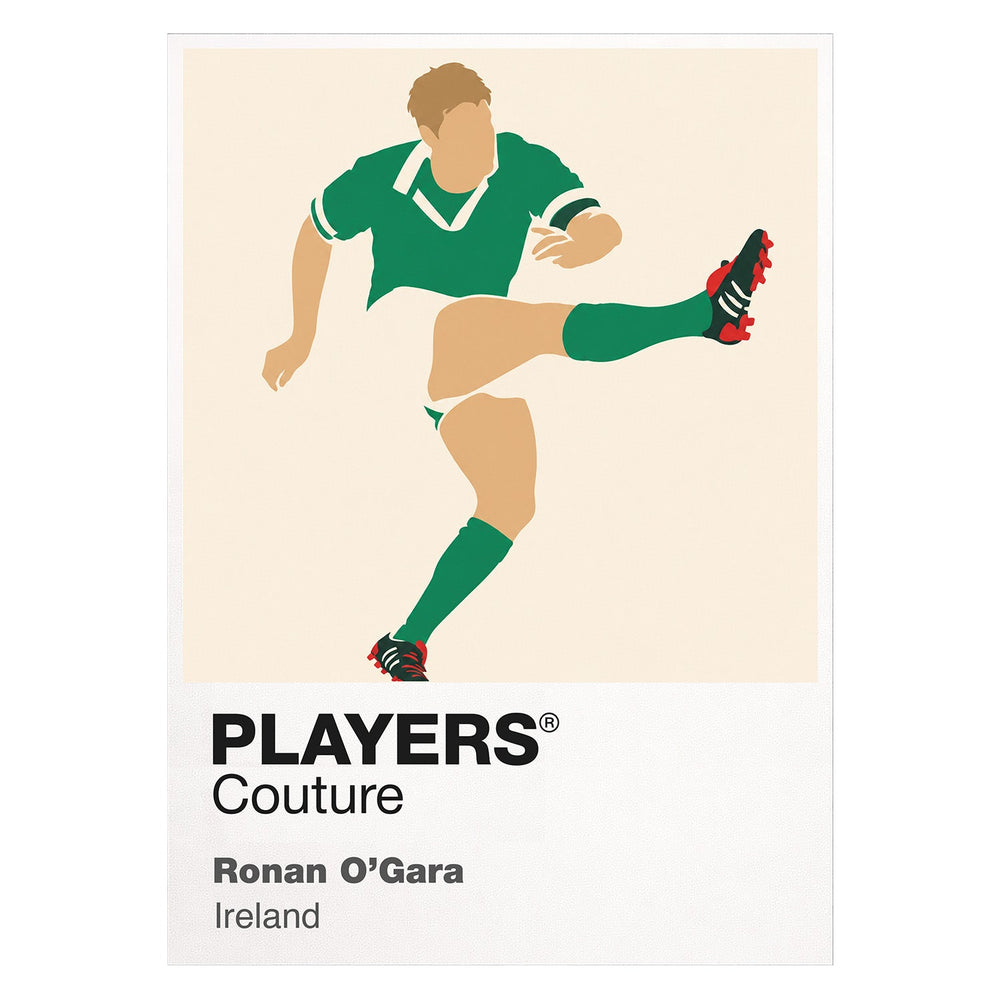 Ronan O'Gara Rugby Union Icon Frame Men's Hoodie – image 8