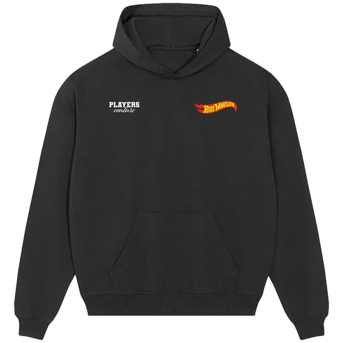 Ronnie Whelan hoodie – black men's hoodie featuring the Ronnie Whelan Players Couture logo