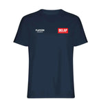 Rory Delap t-shirt – navy men's t-shirt featuring the Rory Delap Players Couture logo