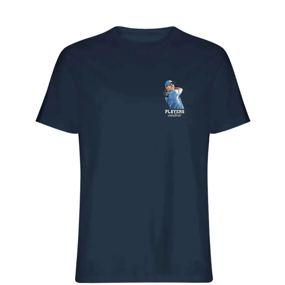 Rory McIlroy Swing t-shirt – white men's t-shirt featuring the Rory McIlroy Swing Players Couture logo