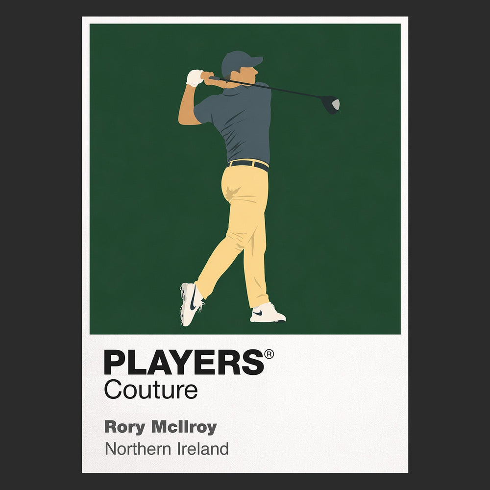 Rory McIlroy Golf Icon Frame Men's Polo Shirt