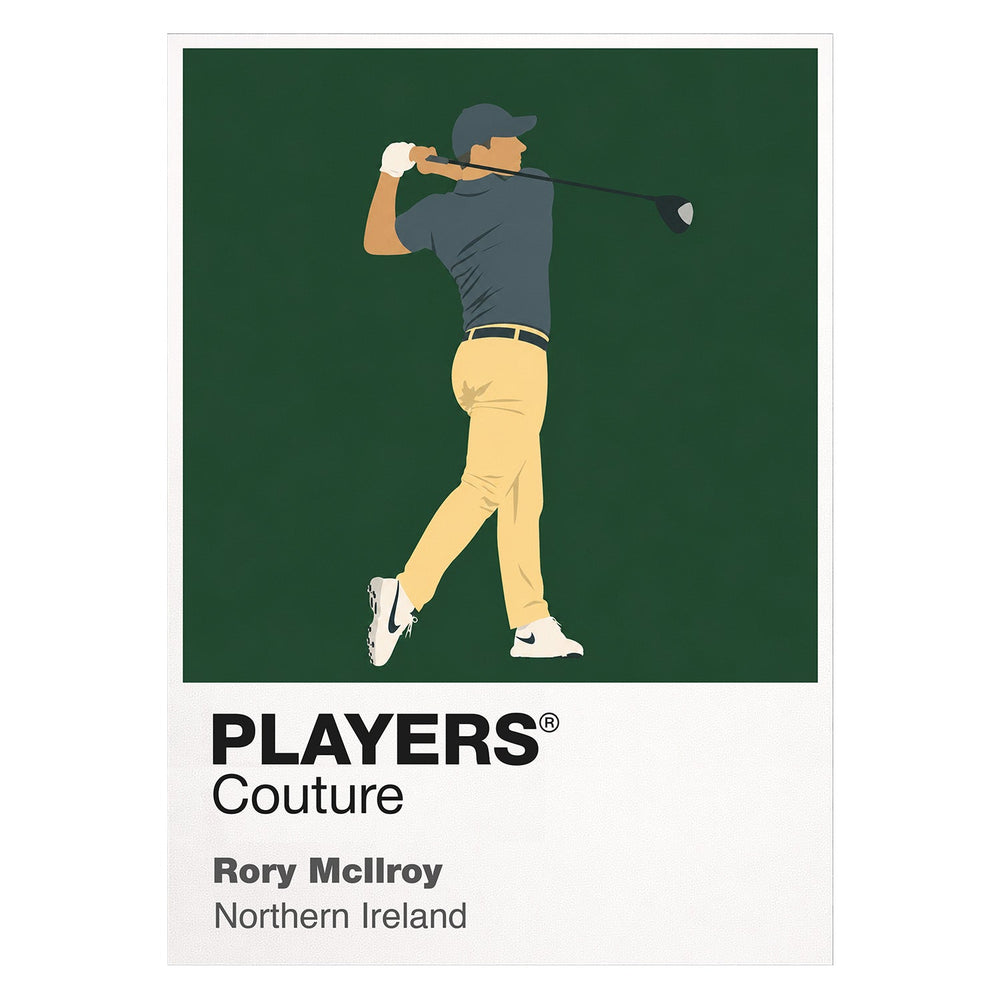 Rory McIlroy Golf Icon Frame Men's Polo Shirt